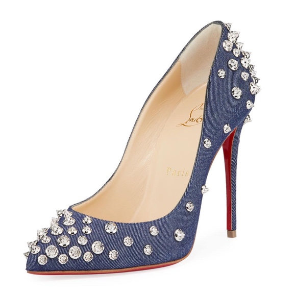 New Authentic CHRISTIAN LOUBOUTIN Aimantaclou Spike Pump - Picture 1 of 8